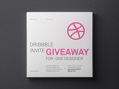 1 Dribbble Invites Giveaway dribbble dribbble invitation dribbble invite grid layout poster typography