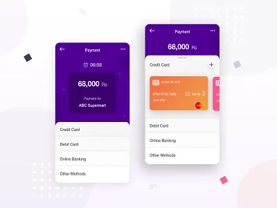 Payment Gateway UI Screens app design application banking bills budget buisness finance mastercard mobile money money transfer payment product design saving screens transaction ui ux visa