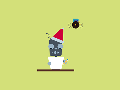 Badmas Bots bot children book classroom dribbble exams flat design illustration karkhana machine minimal nepal pencil robot robotics vector