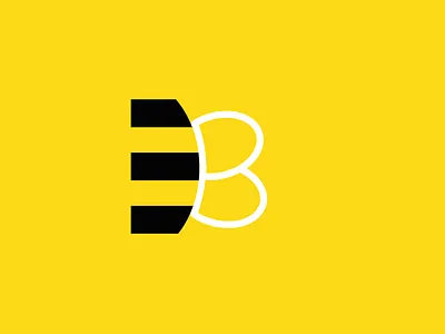 Daily Logo Day 4 - Single Letter alphabet bee bold branding bright colour design graphic design illustrator letter logo single letter logo typeface typography vector