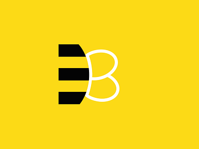 Daily Logo Day 4 - Single Letter alphabet bee bold branding bright colour design graphic design illustrator letter logo single letter logo typeface typography vector