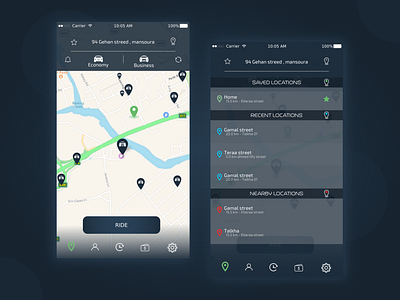 Driver order app app design application design mobile ui ui ux ui design uiux userinterface ux