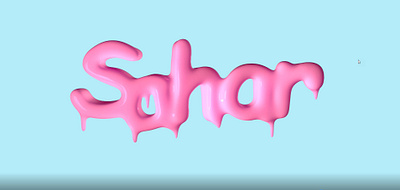 Melting Text 3d 3d modelling cinema 4d cinema4d