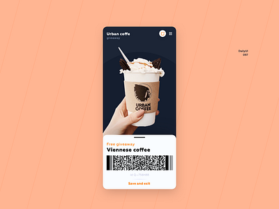 Giveaway 097 app code coffee daily ui free giveaway mobile notification