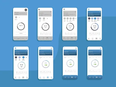 design process app design smart home ui ux wireframes