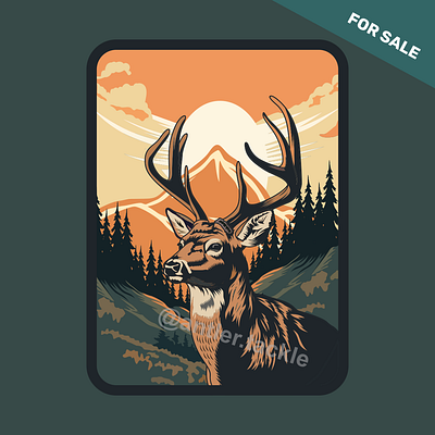 Deer Hunting Illustration hunting t shirt design