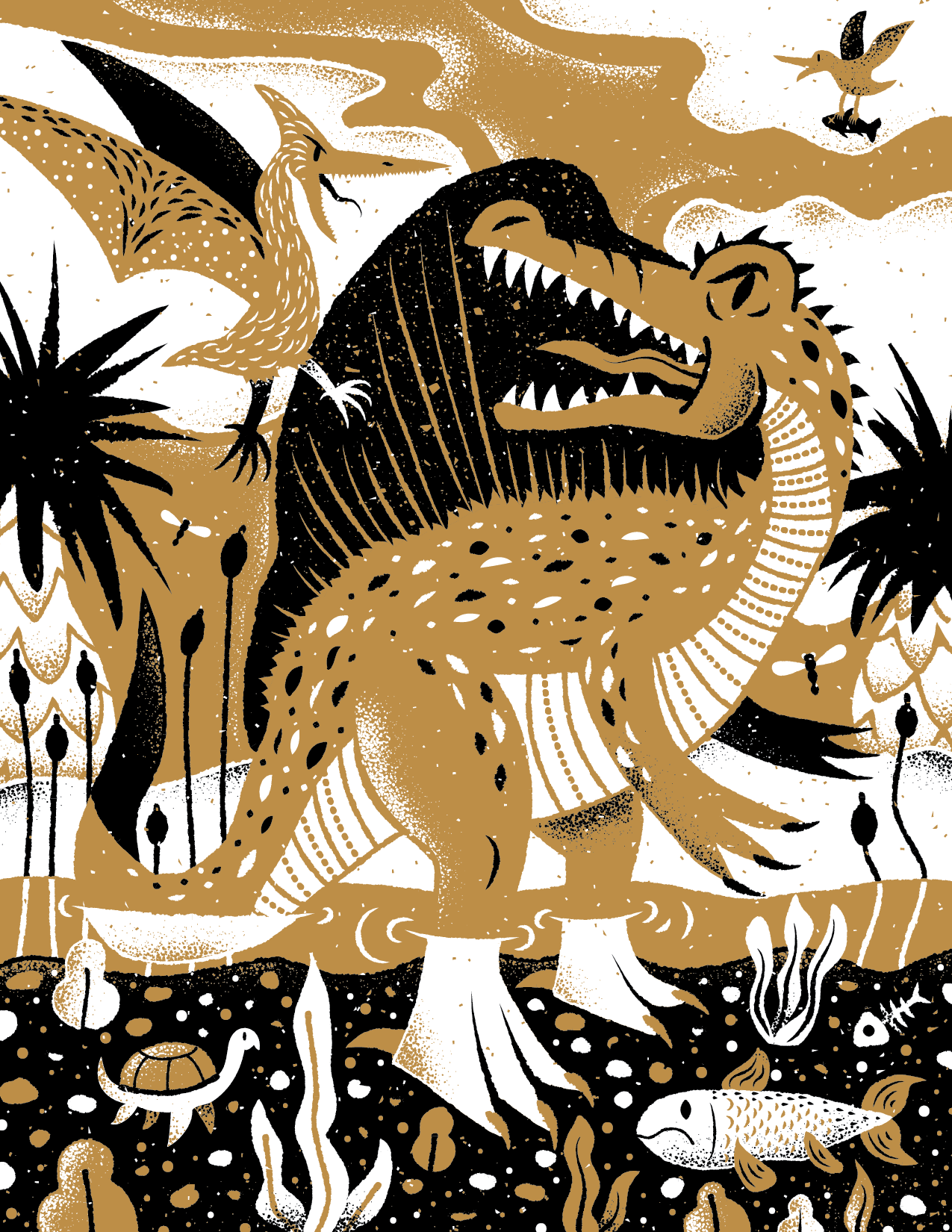 Example of Full Page Editorial Illustrations