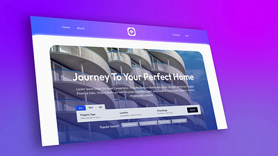 Homify - Real Estate landing Page app branding design figma illustration landing page ui uiux user interface web design