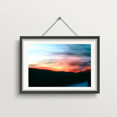 SUNSET. brand branding color design graphic design illustration image logo masterpiece mountain nature photo photography pic picture sky skyline sun sunset wall