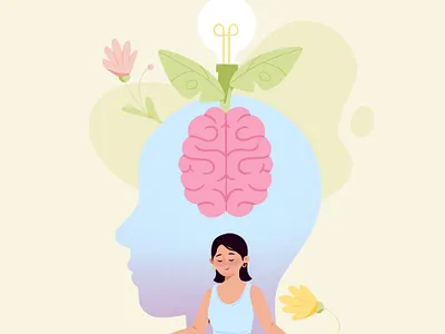 Health & Wellness Illustrations character art comicart digitalart health wellness health illustration healthcare art illustration minimal art wellness illustration