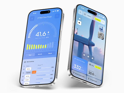 Wind Farm Management | Mobile App app crm dashboard design energy interface management mobile design mockup monitoring power product design renewable saas service sustainability ui uiux ux wind farm