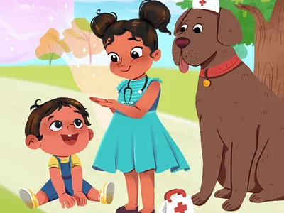 The Kiddie Club - Set 1 character art childrens art childrens books childrens characters childrens illustration comicart digitalart illustration kidlit