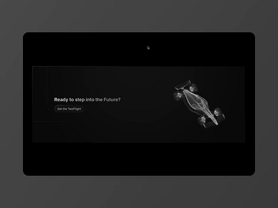 Lapz - Call-to-Action Section animation apple vision pro black car dark dark mode f1 formula 1 hover lapz testflight webdesign website