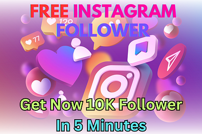 Instagram Followers Free Generator Tools 2025 (Get 10K Follower) branding graphic design logo ui