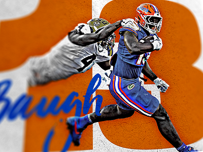 Lucky 13 branding college design edit florida football gators graphic design sports