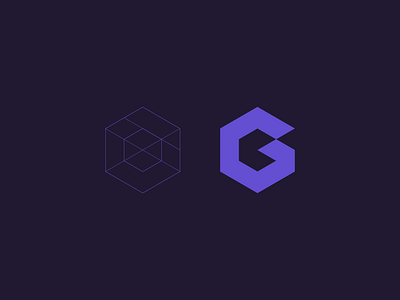 G branding geometric hexagon identity logo minimal simple simplicity