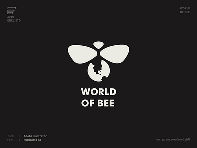 World of Bee awesome logo bee brand design brand identity branding design graphic graphicdesign icon logo logo designer logo ideas logo inspiration logo inspire logodesign logos mark ui vector world