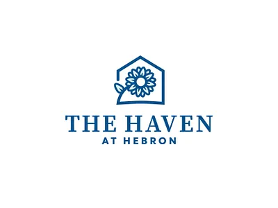 The Haven Logo - Another Concept flower home house icon logo design nonprofit