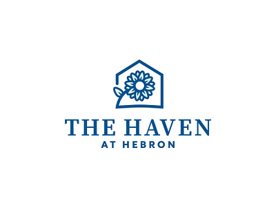 The Haven Logo - Another Concept flower home house icon logo design nonprofit