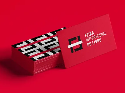 FIL Feira Internacional do Livro - Business Card branding business card design identity logo logotype pattern type typography vector