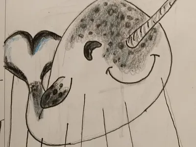 Narwhal Float float illustration parade sketch thanksgiving