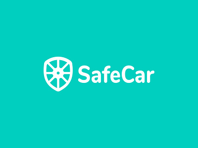 10 Days 10 Logotypes - Day 6 assurance branding car clean design flat icon identity illustrator insurance logo logotype minimal shield vector