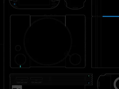 #25YearsOfPlay Wallpaper games illustration playstation vector video games wallpaper