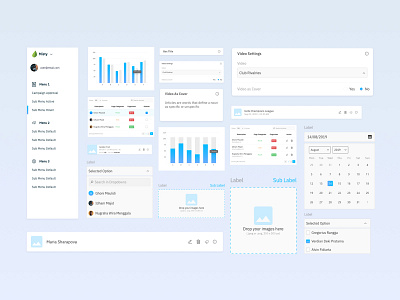 Misty Component - Molecules Part androiddesign app appdesign atomicdesign calendar chart design system designsystem dsm filter iosdesign table uikits