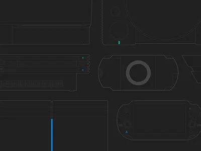 #25YearsOfPlay Wallpaper games illustration playstation vector videogames wallpaper