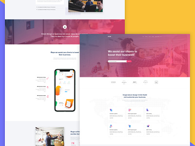 WordPress Startup Demo agency business clean landing page minimal saas design startup ui webdesign wordpress