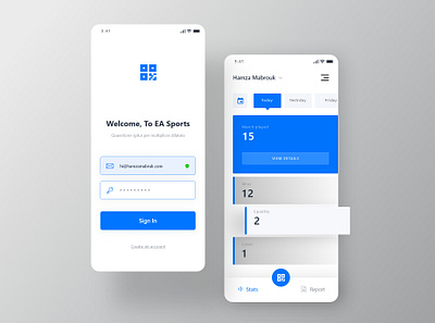 Mobile Application - Sign up & Home page dailyui design icon illustration illustrator logo typography ui ux ux ui ux design uxdesign uxui web website