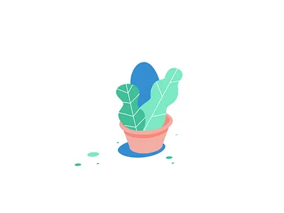 Lil' Plants design illustration plant pot small smol