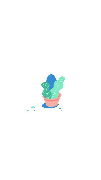 Lil' Plants design illustration plant pot small smol