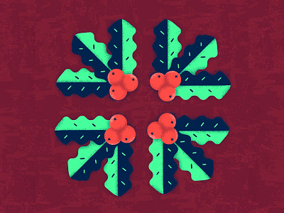 Mistletoe | 04 advent calendar color cute art design flat flatillustration illustration illustrator mistletoe photoshop