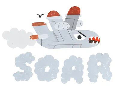 CREATIVE LIFT! airplane andy j pizza creative pep talk lettering podcast art soar
