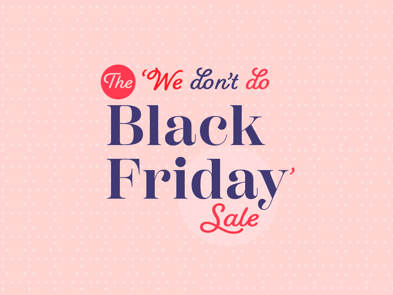 We Don't Do Black Friday adobe illustrator animated gif black friday design flat graphic design icons illustration line shape typography vector