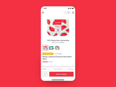 Shop App UI app design ui