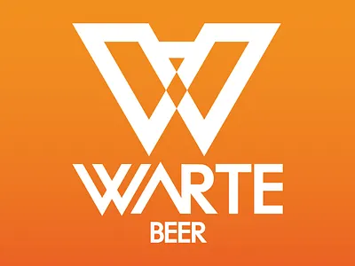 WARTE BEER in color branding design graphic design graphic design logo graphicdesign logo logo design logodesign logotype