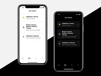 Dark mode experiments app application dailyui dark mode design experiment inspiration interface ios iphone material mobile ui ux