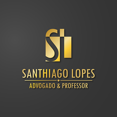 SANTHIAGO LOPES ADVOGADO E PROFESSOR in colors branding design graphic design graphic design logo graphicdesign logo logo design logodesign logotype