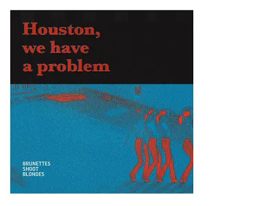 a cover for a BSB album brunettesshootblondes cover design graphicdesign houston music album oldschool