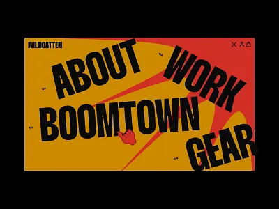 Wildcatter Menu bomb branding desktop desktop menu explosion menu ui ui design web design website wildcatter