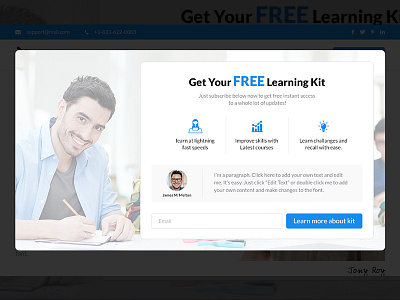 Free Courses free course popup free courses popup popup template