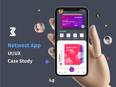 Banking App | Fintech Mobile App Case study app designs branding casestudy creative interface lowfedility mobile app design modern typography ui userflow ux flow ux problem wireframes