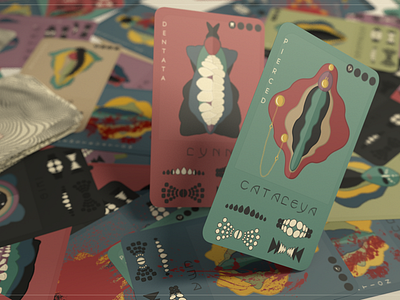 Cliteracy 32 cards christmas empowerment feminism feminist flat design game graphic design happy families illustration play political beauty print product design vulva womensrights