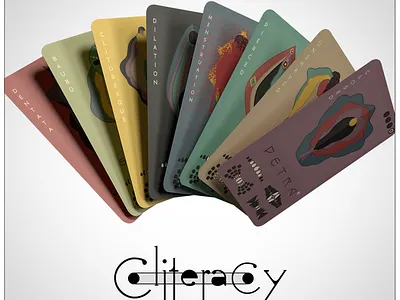 Cliteracy Feminist Card Game 32 baubo card game cards cliteracy dilation empowerment feminism kickstarter menstruation nature own choice perfect present pierced political pubic strong vulva