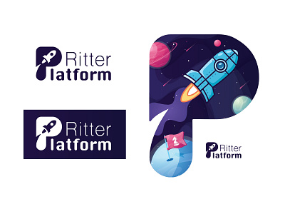 Platform software logo and t-shirt design app application design branding design flat graphic design illustration logo logodesign open source software software design typogaphy ui design vector webdesign