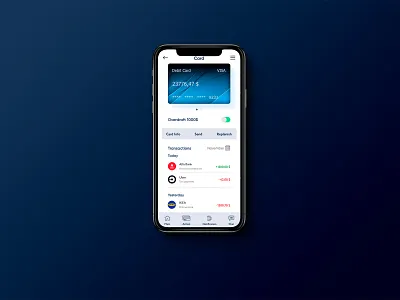 Mobile banking app app banking concept design finance ui user interface ux