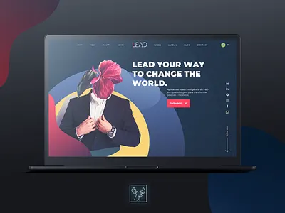 Lead Edu Website concept animation animation design branding coach concept design design ui ux ui animation ui design uidesign ux visual design web webdesign