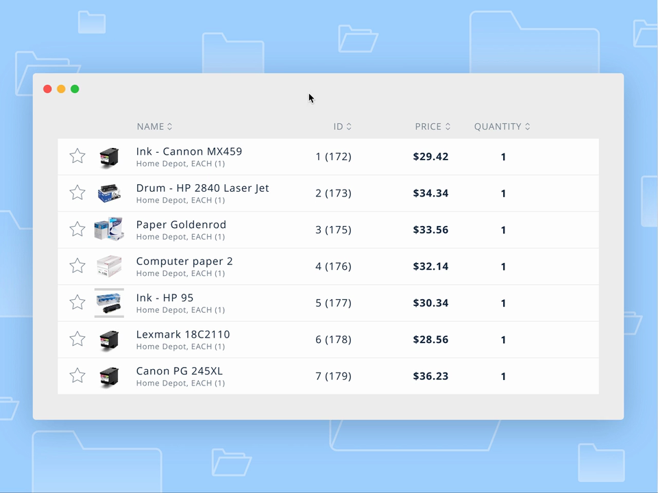 Example of UX Playground #3 | Favourites